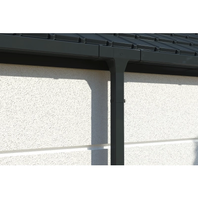 KROP STAL Obejma rury spustowej kwadratowej 80 mm